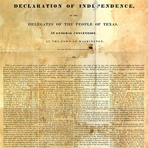 Texas Revolution: The Texas Declaration of Independence Extension Activity